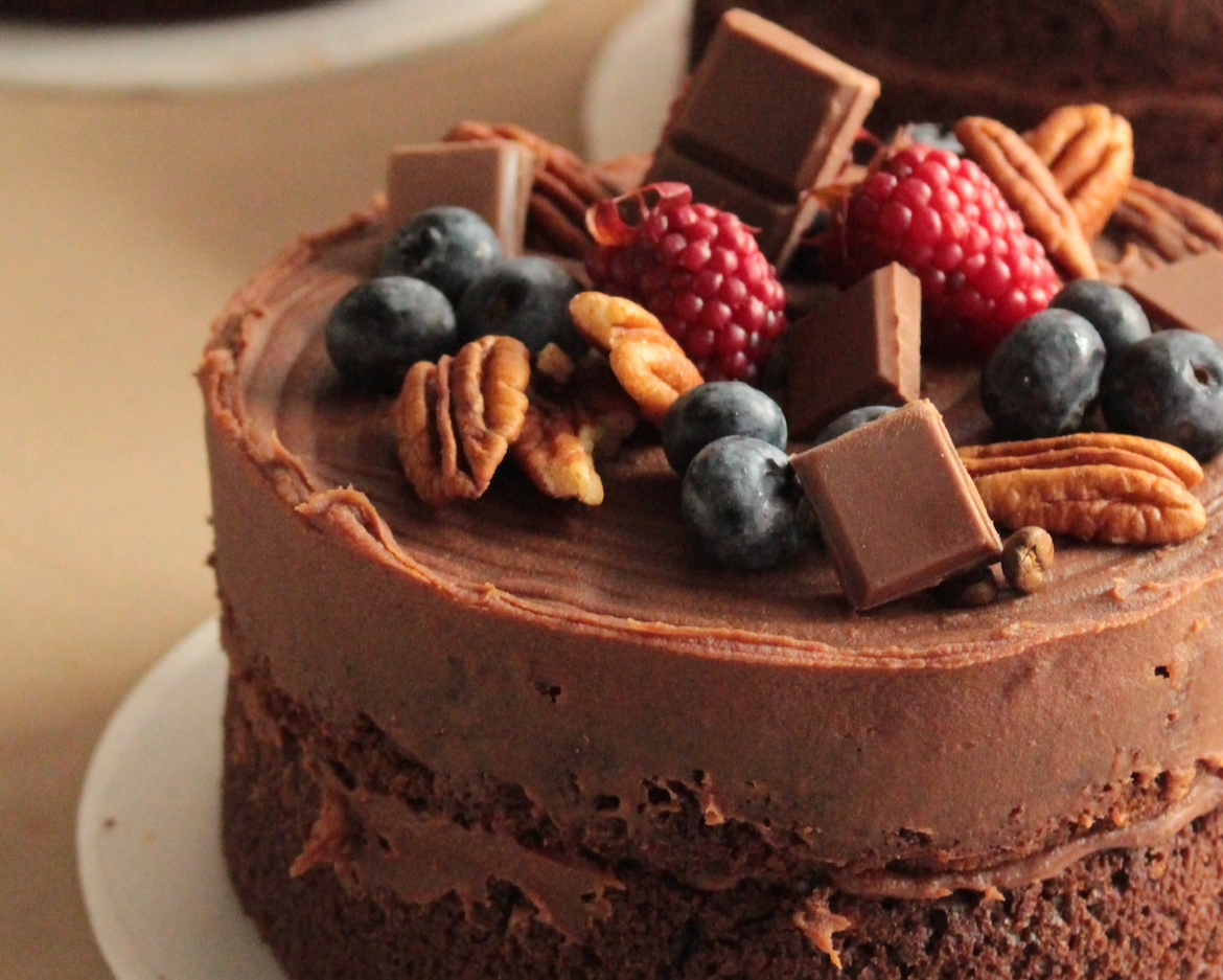 Torta de ganache de chocolate