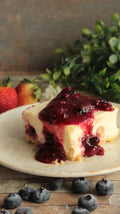 Cheesecake de frutos rojos - Amor y amistad