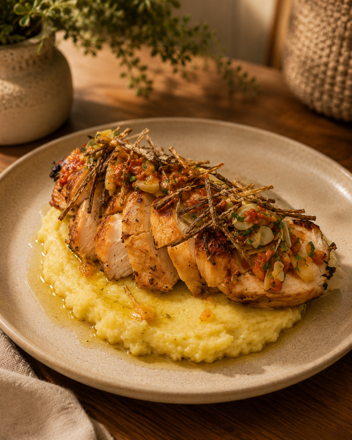 Pollo al horno