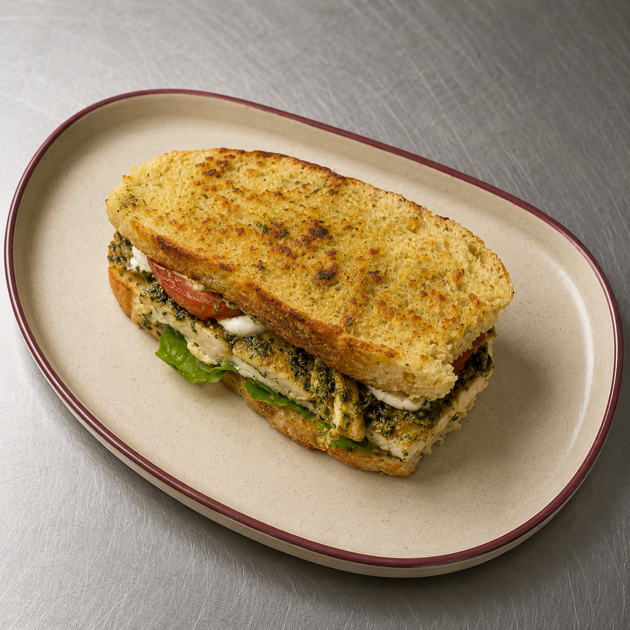 Panini pollo y burrata